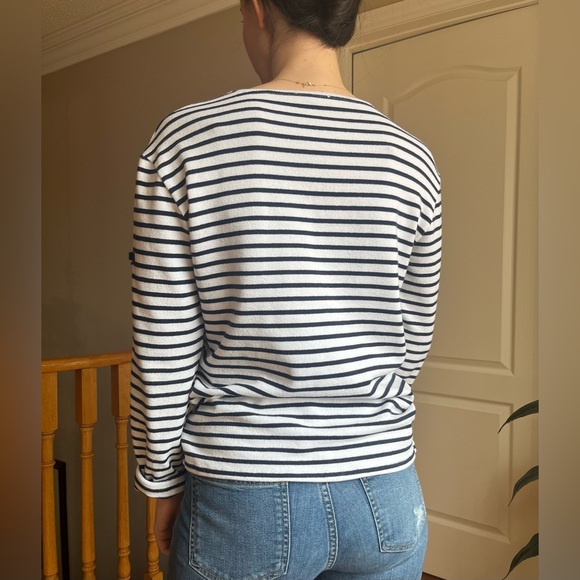 Zara striped long-sleeve sweater - Picture 3 of 4